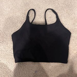 Two workout tops brand new only worn once, red and black